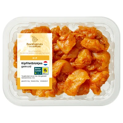 PLUS Boerentrots Kipfiletblokjes gekruid
