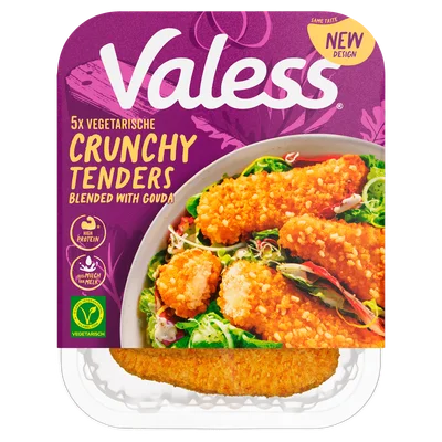 Valess Crunchy Tenders blended with cheese