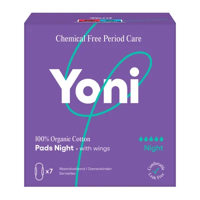 Yoni Maandverband Night 100% Biologisch