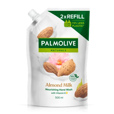 Palmolive Handzeep amandel navulzak