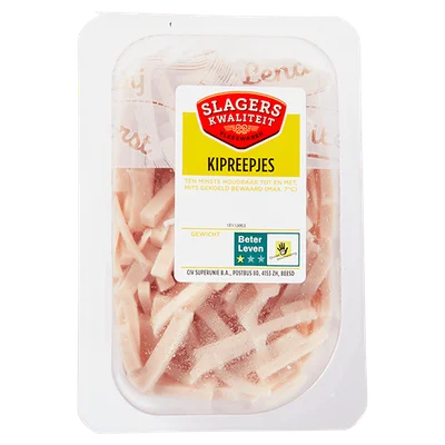 Slagers kwaliteit Kipreepjes