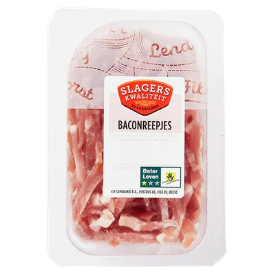 Slagers kwaliteit Baconreepjes
