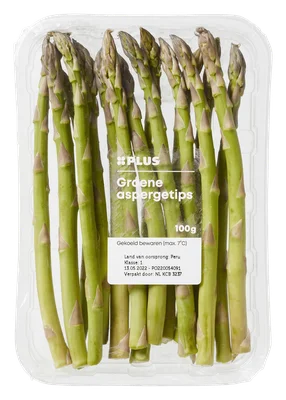 PLUS Aspergetips groen