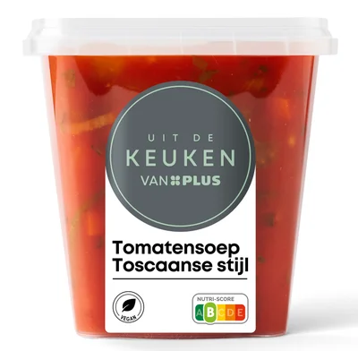 Uit de keuken van PLUS Toscaanse tomatensoep