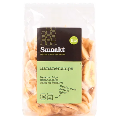 Smaakt Bananenchips biologisch
