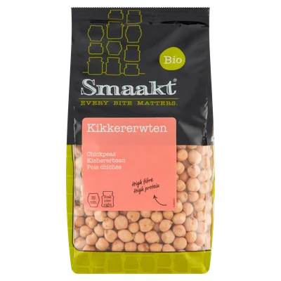 Smaakt Kikkererwten biologisch