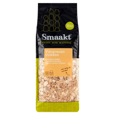 Smaakt Viergranenvlokken bio