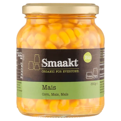 Smaakt Maiskorrels bio
