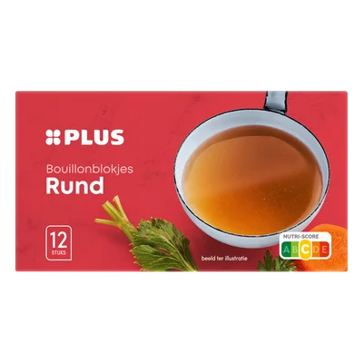 PLUS Bouillonblokjes rund