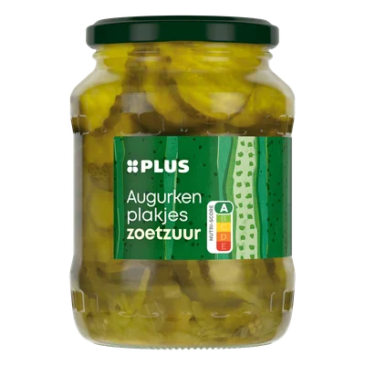 PLUS Augurk plakjes zoetzuur