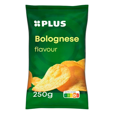 PLUS Chips bolognese