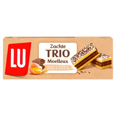 Lu Zachte Trio cake