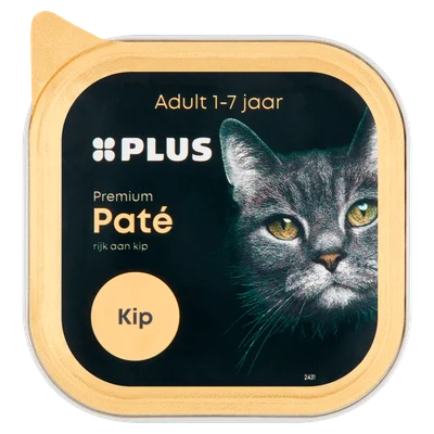 PLUS Premium Katten paté Kip