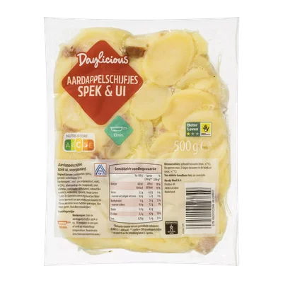 Daylicious Aardappelschijfjes spek & ui