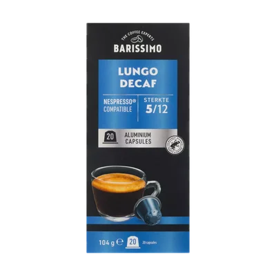 Barissimo Koffiecups lungo decaf