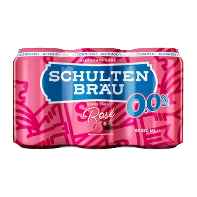 Schultenbräu 6-pack rosé 0.0%