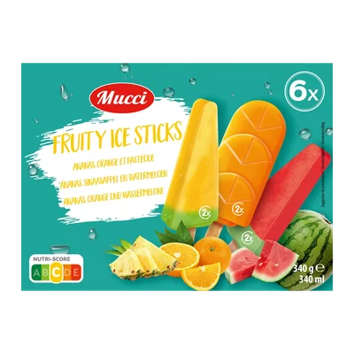Mucci Fruity ice sticks