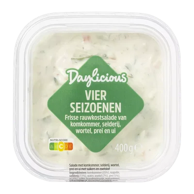 Daylicious Rauwkostsalade vier seizoenen