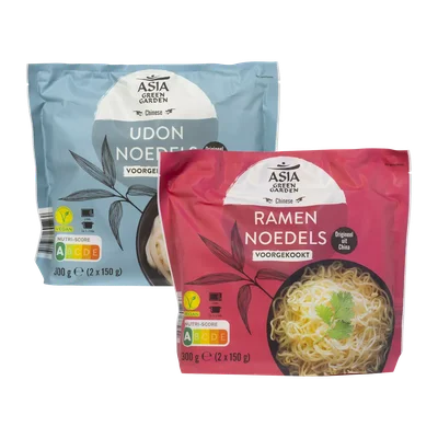 Asia Green Garden Ramen- of udonnoedels