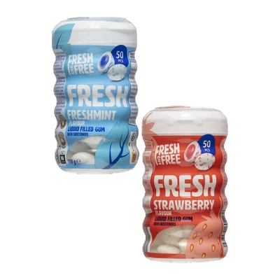 Fresh And Free Liquid filled kauwgum