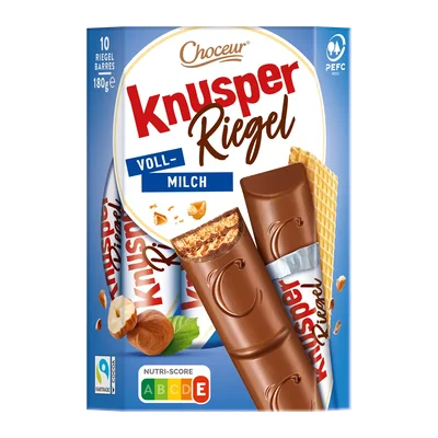 Aanbieding van 27.04 CHOCEUR Chocolade wafel repen OP=OP
