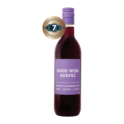 Rode wijn soepel