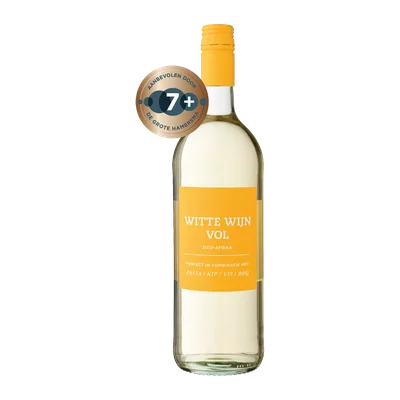 Witte wijn vol