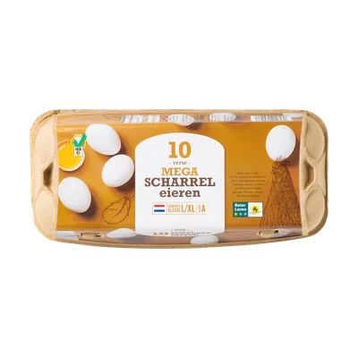 Mega scharreleieren
