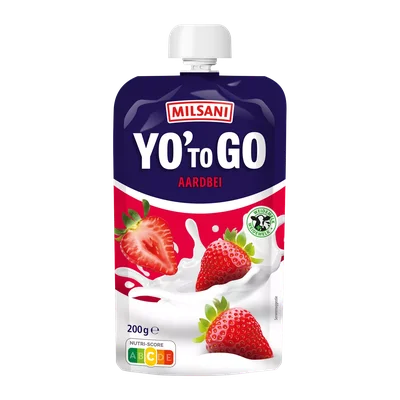 Aanbieding van 27.04 MILSANI Yo to Go aardbei