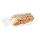 Bakkershart witte bollen 6 stuks