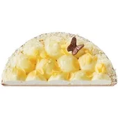 Bakkershart vlaai perzik passievrucht