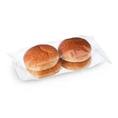 Bakkershart hamburgerbroodjes luxe 4 stuks
