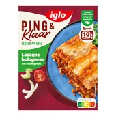 Iglo ping en klaar lasagne
