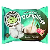 Lucky Dim Sum gevulde pastahapjes bevroren met varkensvlees en garnalen