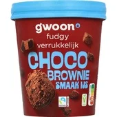 G'Woon ijsbeker choco brownie
