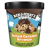 Ben&Jerry topped salted caramel brownie