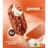 G'Woon ijs mega choco amandel