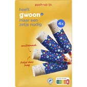 G'Woon ijs push-up ijsjes