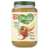 Olvarit baby/peuter fruithapje appel, perzik en mango