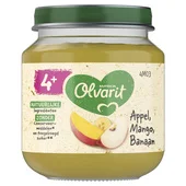Olvarit baby/peuter fruithapje appel, mango en banaan