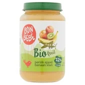 Bonbébé Biologisch fruithapje perzik appel banaan kiwi