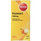 Roter bruistabletten abrikoos-sinaasappel