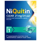 Niquitin pleisters 21 mg stoppen met roken