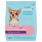 G'Woon g'woon hondenvoer zachte mini brokken met gevogelte