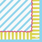 Duni servetten pop stripes 20 stuks