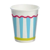 Duni bekers pop stripes 10 stuks