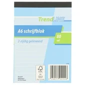 Trendline schrijfblok a6