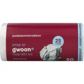 G'Woon pedaalemmerzak 25 liter 50 stuks