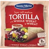 Santa Maria wrap medium whole wheat and wheat