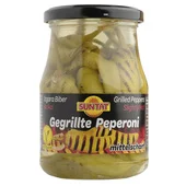 Suntat pepers gegrilde